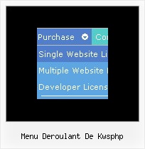 Menu Deroulant De Kwsphp Html Javascript Top Navigational Bar