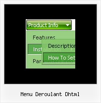 Menu Deroulant Dhtml Mouse Over Examples