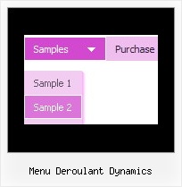 Menu Deroulant Dynamics Transparent Navigation Dhtml