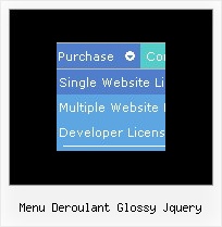 Menu Deroulant Glossy Jquery Css Drop Down Menu Styles