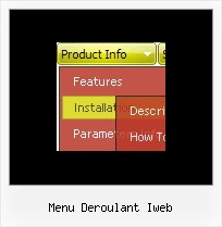 Menu Deroulant Iweb Drop Shadow Form C