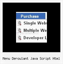 Menu Deroulant Java Script Html Menu Horizontal Xml Navigation