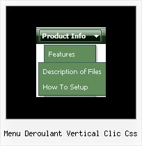 Menu Deroulant Vertical Clic Css Expandable Menu Code Horizontal
