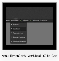 Menu Deroulant Vertical Clic Css Examples Of Static Menu