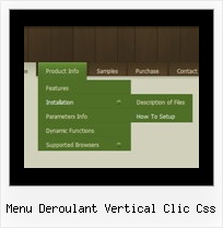 Menu Deroulant Vertical Clic Css Dhtml Examples