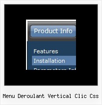 Menu Deroulant Vertical Clic Css Javascript Sliding Menus