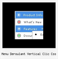 Menu Deroulant Vertical Clic Css Dhtml Drop Down Menu Example
