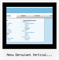 Menu Deroulant Vertical Dreamweaver Internet Explorer Style Buttons