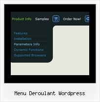 Menu Deroulant Wordpress Scripts Rollover Transition