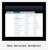 Menu Deroulant Wordpress Javascript Popup Fade