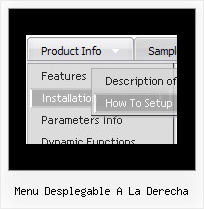 Menu Desplegable A La Derecha Transparent Menu In Javascript