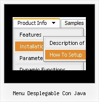 Menu Desplegable Con Java Mouse Over Menus Html