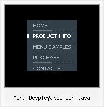 Menu Desplegable Con Java Menu Dhtml Templates