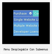 Menu Desplegable Con Submenus Menu Bars For Websites