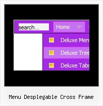 Menu Desplegable Cross Frame Javascript Top Navigation
