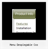 Menu Desplegable Css Static Menu Script
