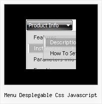 Menu Desplegable Css Javascript Menu Navigation Example