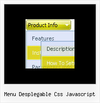 Menu Desplegable Css Javascript Html Tutorial Menu