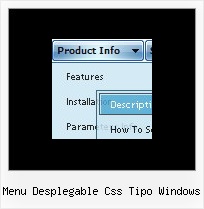 Menu Desplegable Css Tipo Windows Javascript Navigation Menu