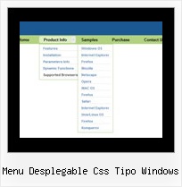 Menu Desplegable Css Tipo Windows Dynamic