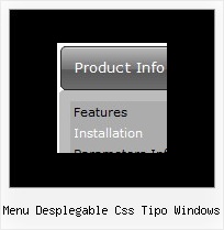 Menu Desplegable Css Tipo Windows Vertical Slide Down Menu