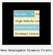 Menu Desplegable Dinamico Firefox Menu Javascript
