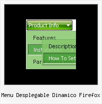 Menu Desplegable Dinamico Firefox Scrolling Horizontal Menu