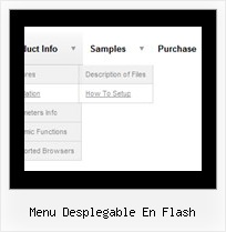 Menu Desplegable En Flash Jscript Menu