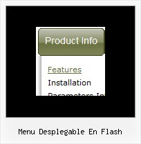 Menu Desplegable En Flash Menu Drop Down