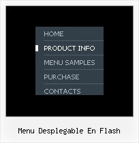 Menu Desplegable En Flash Vertical Drop Down Menu