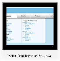 Menu Desplegable En Java Drop Down Menu Javascript Horizontal