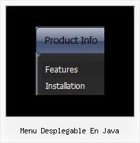 Menu Desplegable En Java Horizontal Drop Down Menu
