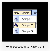 Menu Desplegable Fade Ie 8 Ejemplos De Menu Con Java Script
