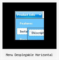 Menu Desplegable Horizontal Menu Para Pagina