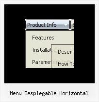 Menu Desplegable Horizontal Topmenu Javascript