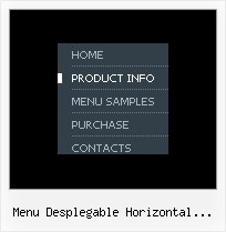 Menu Desplegable Horizontal Javascript Java Menubar