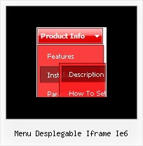 Menu Desplegable Iframe Ie6 Horizontal Css Menu Creator