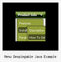 Menu Desplegable Java Example Dhtml Tab Navigation