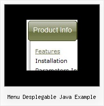 Menu Desplegable Java Example Rollover Drop Menu