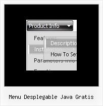Menu Desplegable Java Gratis Menu Mouseover Javascript