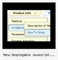 Menu Desplegable Javascript Horizontal Side Navigation Bar