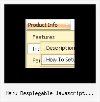 Menu Desplegable Javascript Horizontal Dropdown Java Navigation