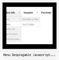 Menu Desplegable Javascript Horizontal Software Navigation Menus