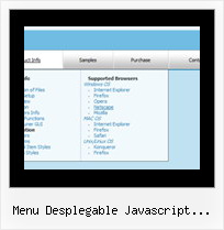 Menu Desplegable Javascript Horizontal Example Menu Deroulant