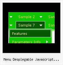 Menu Desplegable Javascript Horizontal Horizontal Menu Example Sites
