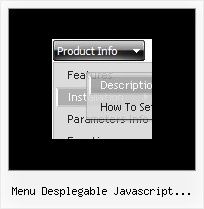 Menu Desplegable Javascript Horizontal Con Transparencia Dhtml Collapsing Menu