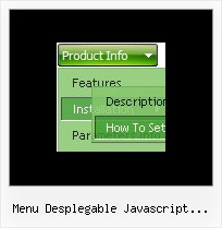 Menu Desplegable Javascript Horizontal Mozilla Web Menu Tool
