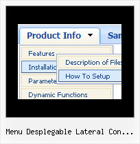 Menu Desplegable Lateral Con Jquery Horizontal Menu In Javascript