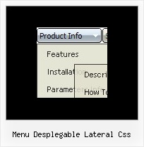 Menu Desplegable Lateral Css Como Crear Menus