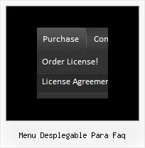 Menu Desplegable Para Faq Mouseover Fade In